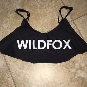 Wild fox bathing suit top